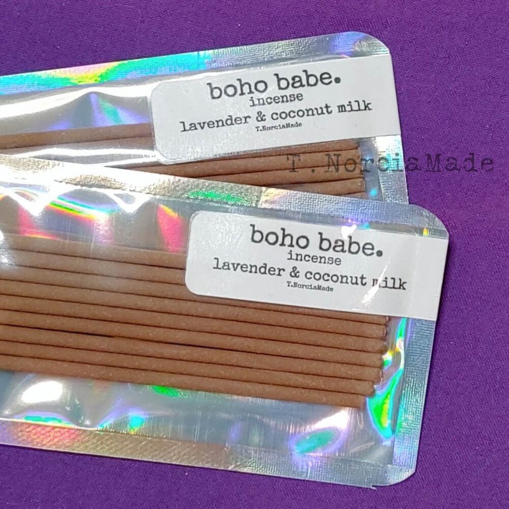 Boho Babe Incense Sticks: Lavender & Coconut Milk